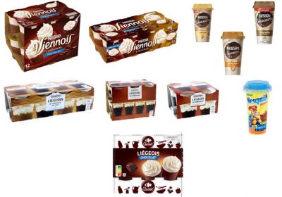 Boissons et desserts lactés Nestlé, Carrefour et Casino : contamination au peroxyde d’hydrogène